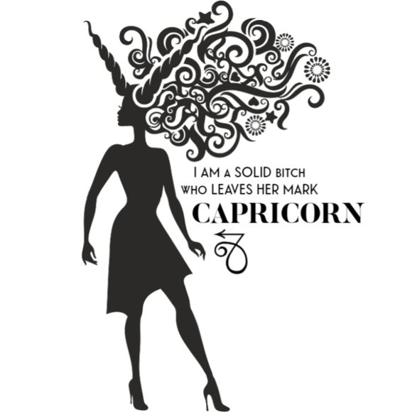 Womens crop tee-Capricorn - Picture 3 of 5